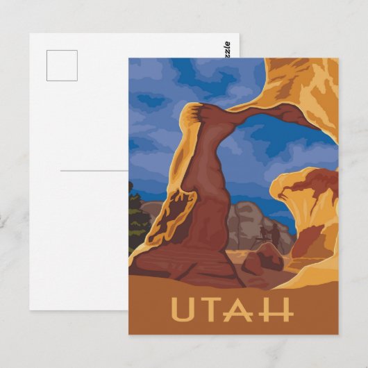 Utah Grand Staircase  stijl Briefkaart (Voorkant / Achterkant)