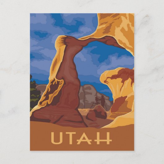 Utah Grand Staircase  stijl Briefkaart (Voorkant)