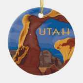 Utah Grand Staircase stijl Keramisch Ornament (Voorkant)