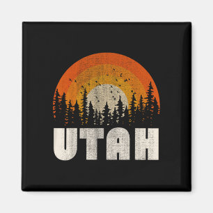 Utah - grappige natuur vintage wandelen 60s 70s 80 magneet
