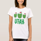 UTAH Green Gelatin Dessert Parfait Strawberry T-shirt (Voorkant)