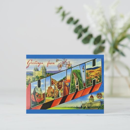Utah Groet  Briefkaart (Staand voorkant)