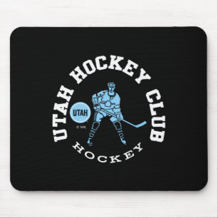 Utah Hockey Club Edge Black Officieel Gelicentieer Muismat