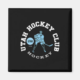 Utah Hockey Club Edge Dark Heather Officiële Vergu Magneet