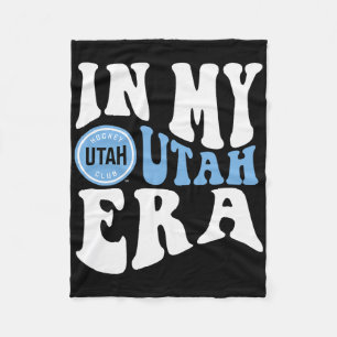 Utah Hockey Club Era Donkere Heather Officiëel Gel Fleece Deken