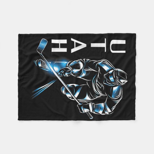 Utah Hockey Fleece Deken (Voorkant (Horizontaal))