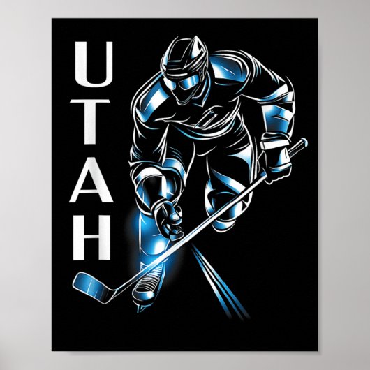 Utah Hockey Poster (Voorkant)