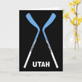 Utah Hockey Sticks Kaart (Gele Bloem)