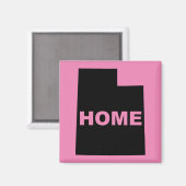 Utah Home weg van State Fridge Magnet (Voorkant / Achterkant)