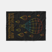Utah Hot Air Balloon Palooza Apparel  Fleece Deken (Voorkant (Horizontaal))