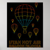 Utah Hot Air Balloon Palooza Apparel Poster (Voorkant)