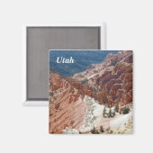 Utah ijskastmagneet magneet (Voorkant / Achterkant)