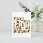 Utah Illustrated Map Briefkaart (Staand voorkant)