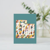 Utah Illustrated Map Briefkaart (Staand voorkant)