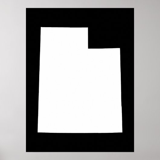 Utah in het wit poster (Voorkant)