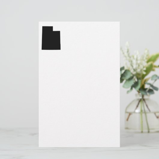 Utah in zwart-wit briefpapier (Staand voorkant)