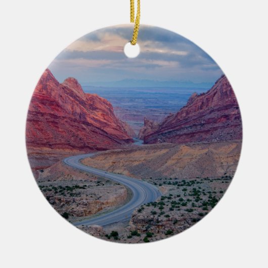 Utah Keramisch Ornament (Voorkant)