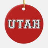 Utah Keramisch Ornament (Voorkant)