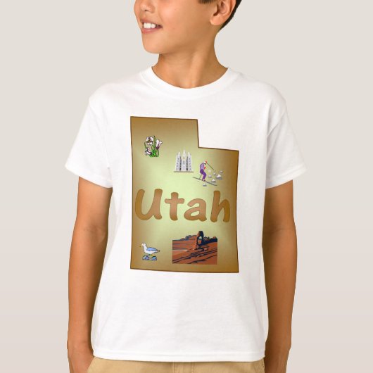 Utah Kinder T-Shirt (Voorkant)