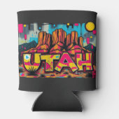 Utah kleding cadeau souvenir blikjeskoeler (Achterkant)
