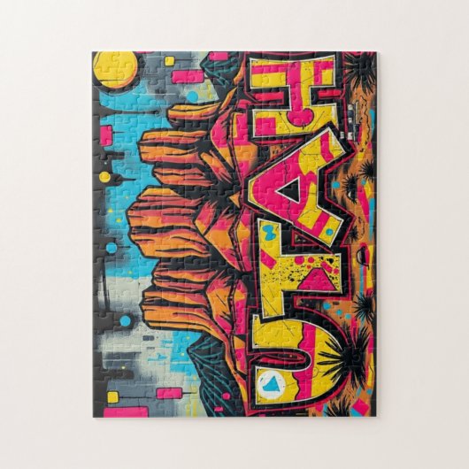 Utah kleding cadeau souvenir legpuzzel (Verticaal)