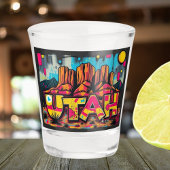Utah kleding cadeau souvenir shot glas