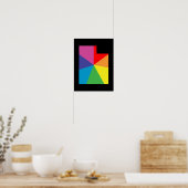 utah kleur barst uit poster (Keuken)