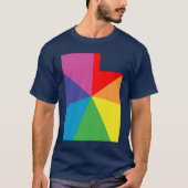 utah kleur barst uit t-shirt (Voorkant)