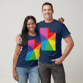 utah kleur barst uit t-shirt (Unisex)