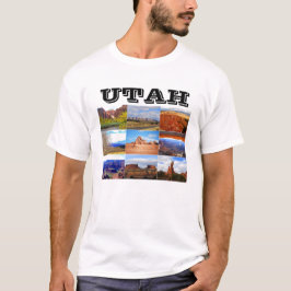 Utah Landscape Collage Icons T-shirt