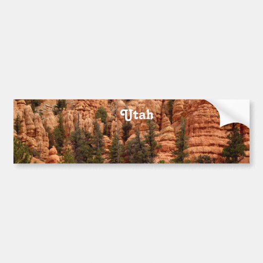 Utah Landschap Bumpersticker (Voorkant)