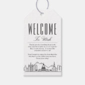 Utah-landschap | Welkomstbericht hanglabels Cadeaulabel (Voorkant)