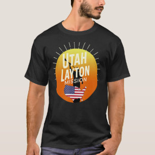 Utah Layton Mormon LDS Missie Missionaris CTR T-shirt