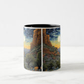 Utah Look Tweekleurige Koffiemok (Center)