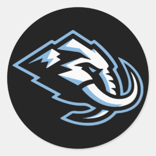 Utah Mammoth Hockey ronde sticker