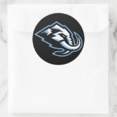Utah Mammoth Hockey ronde sticker (Tas)