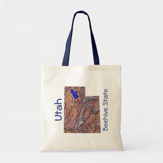 Utah Map Bag Tote Bag (Voorkant)