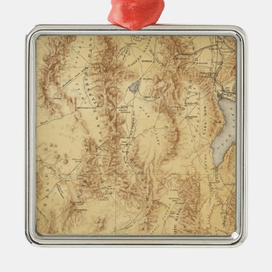 Utah Metalen Ornament (Voorkant)
