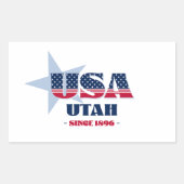 Utah Mijn thuisstaat Sticker (Voorkant)