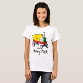 Utah Mobile Notary Chick Red Wagon T-shirt (Voorkant volledig)