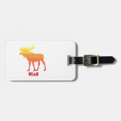 Utah Moose Bagagelabel (Voorkant horizontaal)