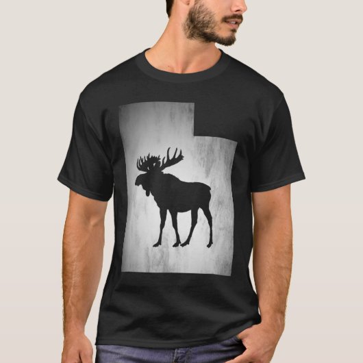 Utah Moose Hunting T-shirt (Voorkant)
