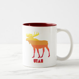 Utah Moose Tweekleurige Koffiemok