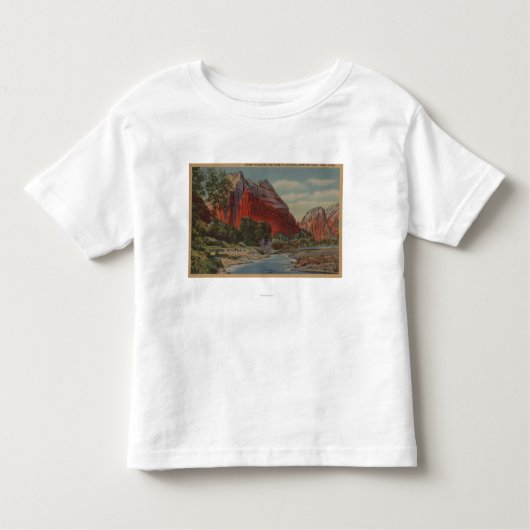 Utah - Mount Majestic & Angel's landing Kinder Shirts (Voorkant)