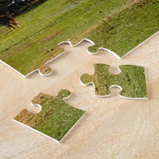 Utah Mountain Barn. Jigzaag Puzzle Legpuzzel (Zijkant)