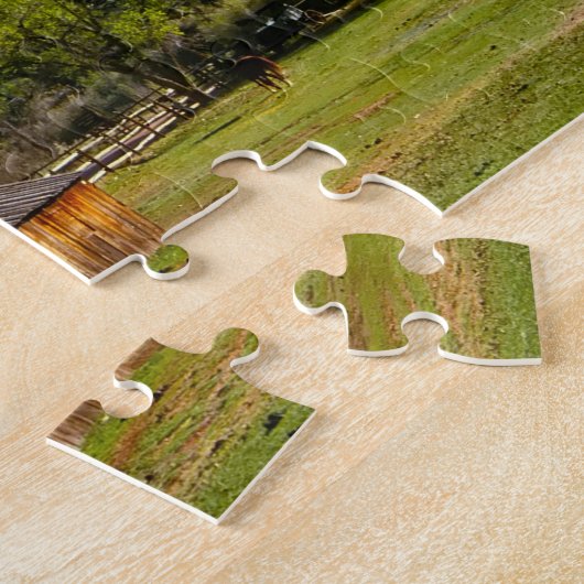 Utah Mountain Barn. Legpuzzel (Zijkant)