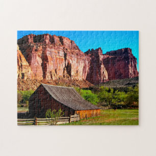Utah Mountain Barn. Legpuzzel