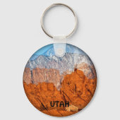 Utah Mountains Sleutelhanger (Voorkant)
