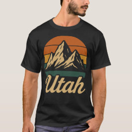 Utah Mountains USA State T-shirt