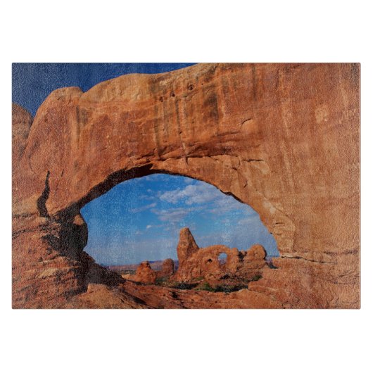 Utah, Nationaal Park Arches, Arch 3 Turret Snijplank (Voorkant)